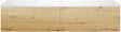 SOUS MEUBLE COFFEE 2 TIROIRS 140 CHENE DECOR URBAN+LAVABO GAUCHE BLANC MAT