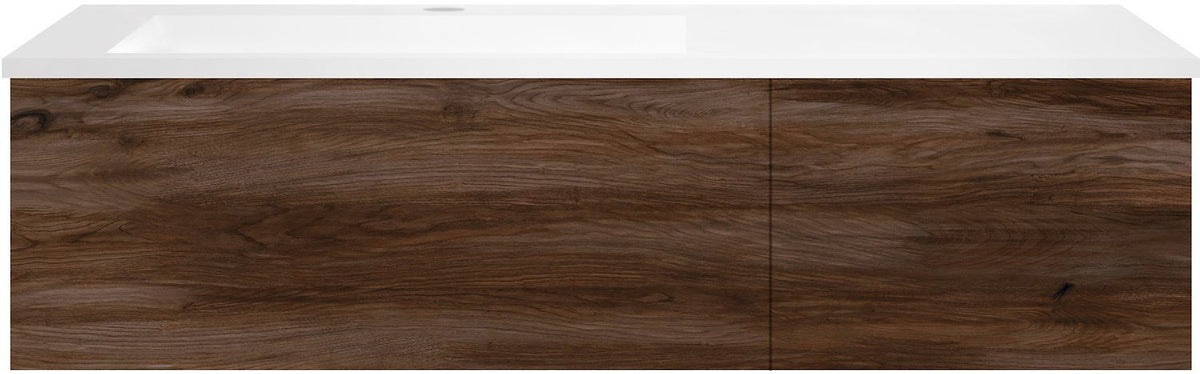ONDERBOUW COFFEE 2 LADES 120 NOTELAAR  FLUWEEL+WASTAFEL LINKS KUNSTMARMER MAT WIT