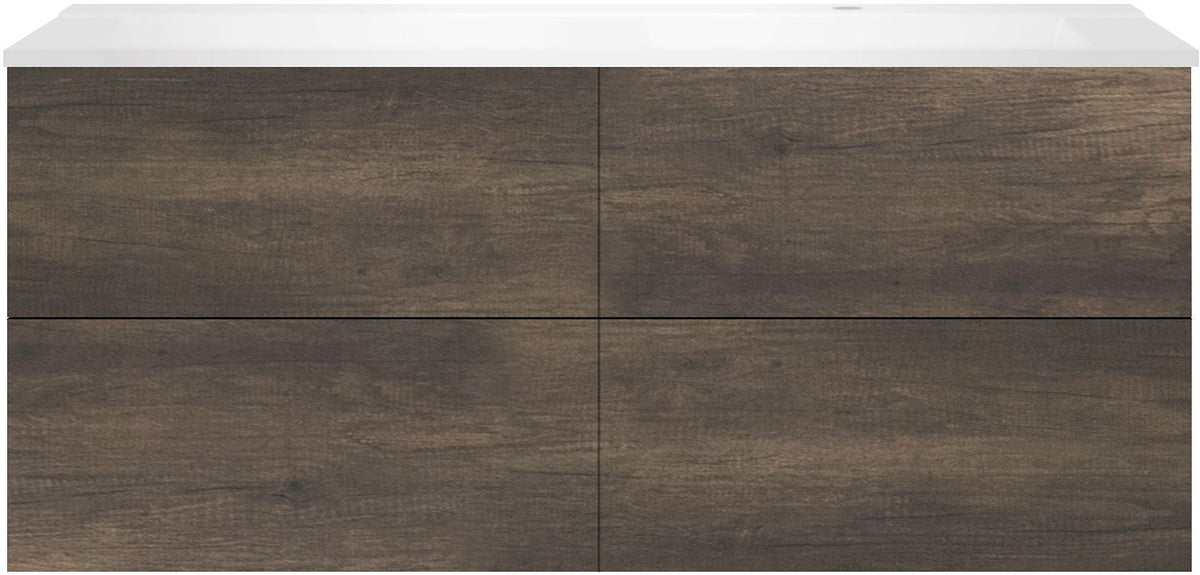 ONDERBOUW COFFEE 4 LADES 140 KASTANJE DECOR TRUFFEL+WASTAFEL RECHTS WIT