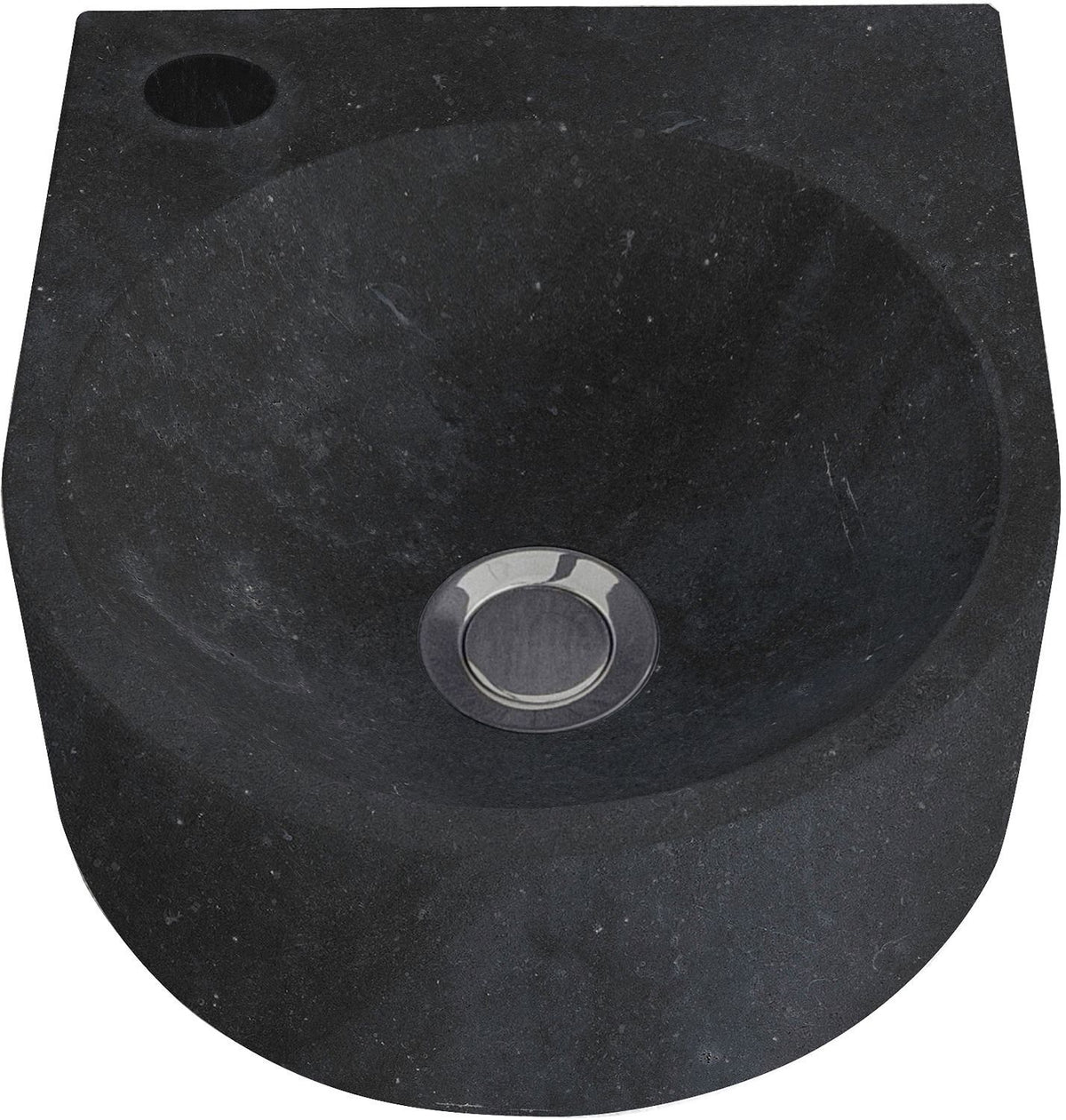 HANDENWASSER LUNA PLUS MET OPHANGING+KREPINE L25D28H10 BLAUWE STEEN KRAANGAT LINKS