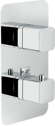 Afwerkset thermostaat+omstel loop nobili chroom