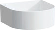 VASQUE A POSER SONAR LAUFEN 34X34 SANS TROU ROBINET/TR-PLEIN CLEAN COAT BLANC