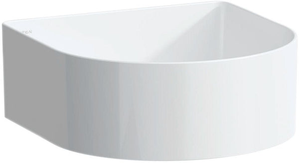 Opbouw lavabo sonar laufen 34X34 zonder kraangat/overloop Clean coat wit