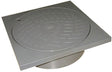 GEHECHT DEKSEL MET KADER NICOLL     250MM GRIJS