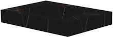 TABLET KERAMISCH MARMER PURO LAVABO S B70 H10 1KRAANGAT BAMBOO BLACK