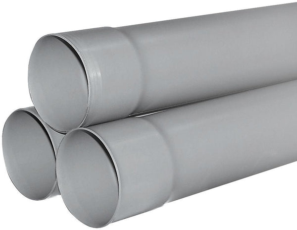 PVC buis Lichtgrijs 80MM 4M per lengte