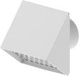 Muurdoorvoer d-ventilatie 160MM wit