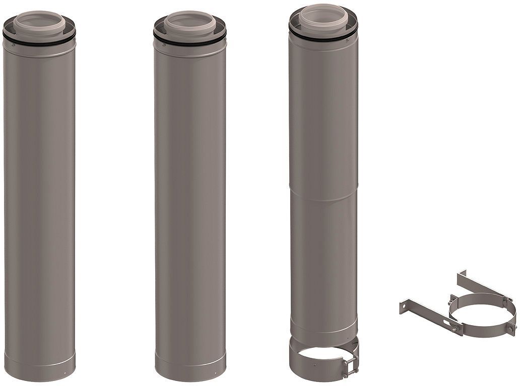 Kit verdiepingsniveau clv pp/galva zonder ketel 160/250 ubbink