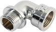 Messing draad elleboog 1/2" Mf chroom
