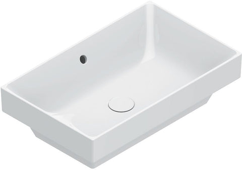 Halfinbouw lavabo Zero catalano catalglaze+ 60X37CM zonder kraanvlak wit