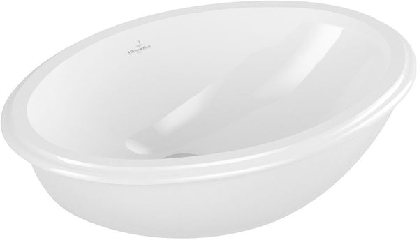 Onderbouw lavabo evana v&b 500X350MM zonder kraangat +overloop wit