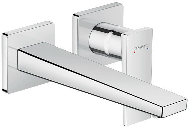 Afwerkset 1GREEP mengkraan muur lavabo Metropol HG 225MM chroom