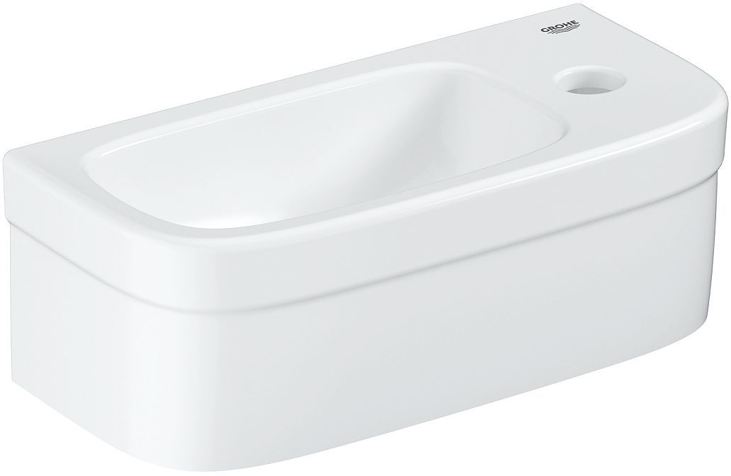 Handenwasser bau Grohe 18-37CM +kraangat wit