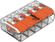 Wago klem 5X0,2-4MM² per set 25ST