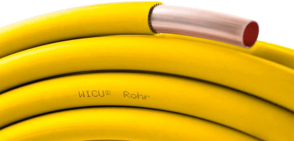TUYAU WICU JAUNE 15-1MM ROULEAU 50M