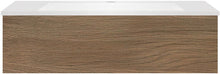 Onderbouw COFFEE 1 lade 100NOTELAAR Decor fluweel+wastafel kunstmarmer wit