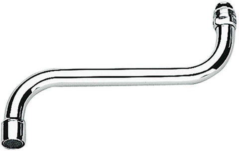 Getrokken bek onder S Costa FG 200MM chroom, kranen & mengkranen — SKU DESCO-38904