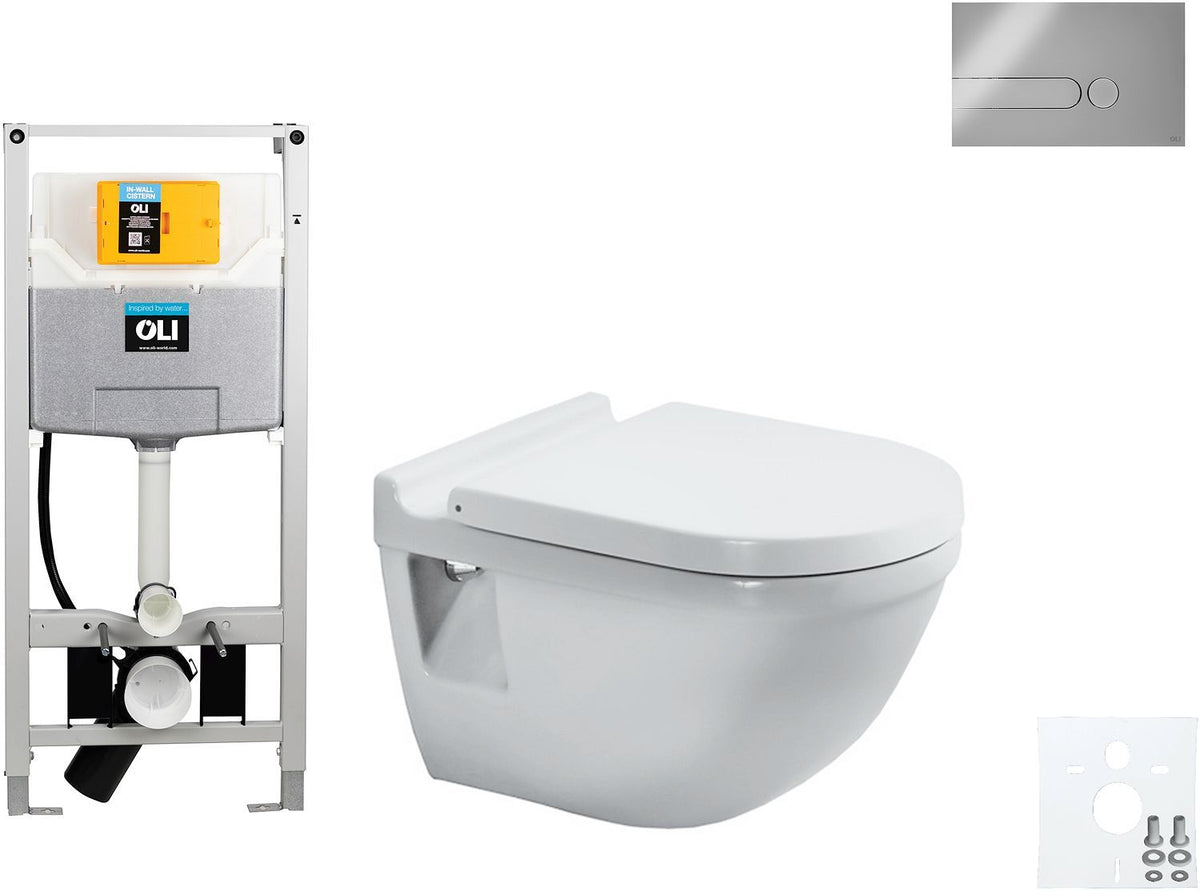 WALLFIX OLI HANGWC STARCK 3 DURAVIT IPLATE MAT CHROOM
