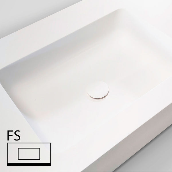 TABLET TAILOR TOP 1 LAVABO RECHTS FS 200CM SOLID XONYX WIT