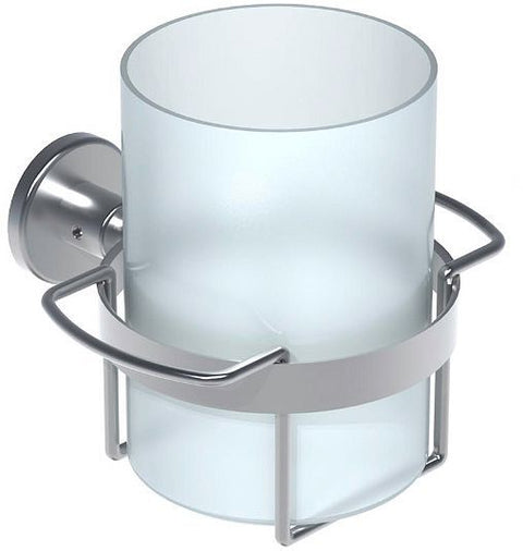 Glashouder+glas vola chroom