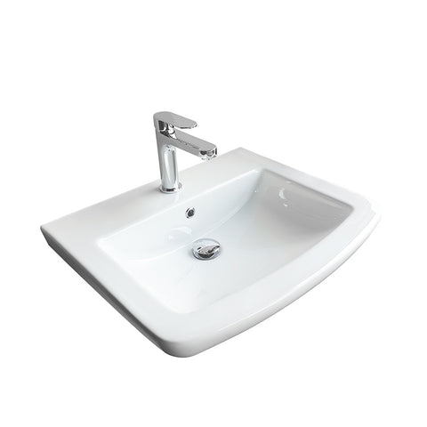 Belvit Santini wastafel lavabo 60cm - Wit, wastafels — SKU MB-19101-22628, EAN 5404029101925