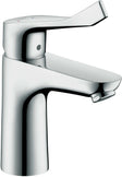 1GREEP Mengkraan lavabo Focus 100 HG lange hendel automatische sluiting chroom