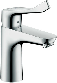 1GREEP Mengkraan lavabo Focus 100 HG lange hendel automatische sluiting chroom