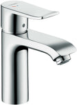MITIGEUR LAVABO METRIS 110 HANSGROHE COLDSTART VIDAGE AUTOMATIQUE CHROME