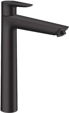 1GREEP MENGKRAAN LAVABO TALIS E 240 HG HOOG ZONDER AUTOMATISCHE SLUITING MAT ZWART