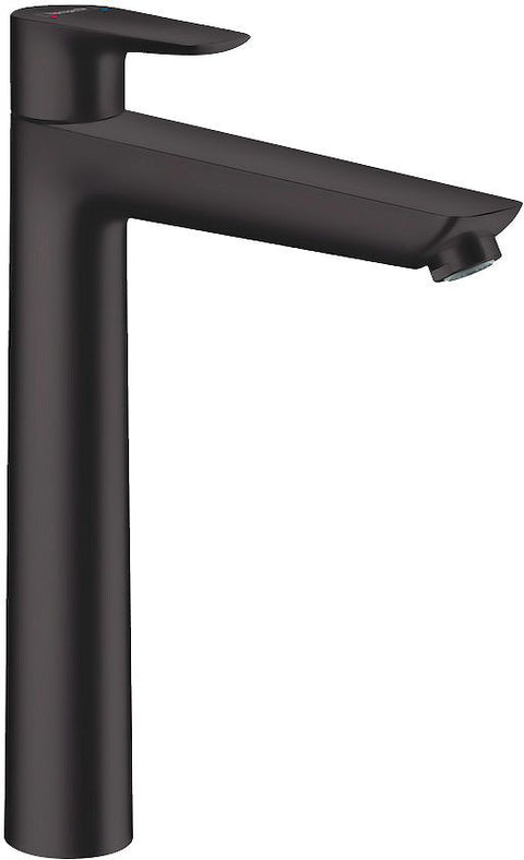 1GREEP MENGKRAAN LAVABO TALIS E 240 HG HOOG ZONDER AUTOMATISCHE SLUITING MAT ZWART