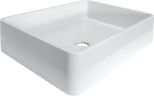 Combo/molto/puro lavabo opbouw 48X36CM kunstmarmer zonder overloop wit