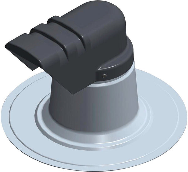 Kabel- en leidingdakdoorvoerpan Solar voor plat dak 110MM ubbink