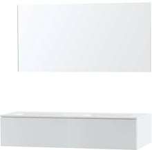 Meubel puro duo wit 140 1 lade Solid Molto spiegel