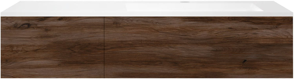 ONDERBOUW COFFEE 2 LADES 140 NOTELAAR DECOR FLUWEEL+WASTAFEL KUNSTMARMER  RECHTS MAT WIT