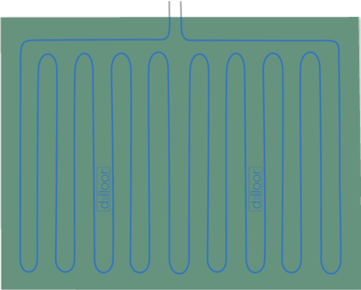 Klimaatpaneel eps/gips 120X200CM d-floor