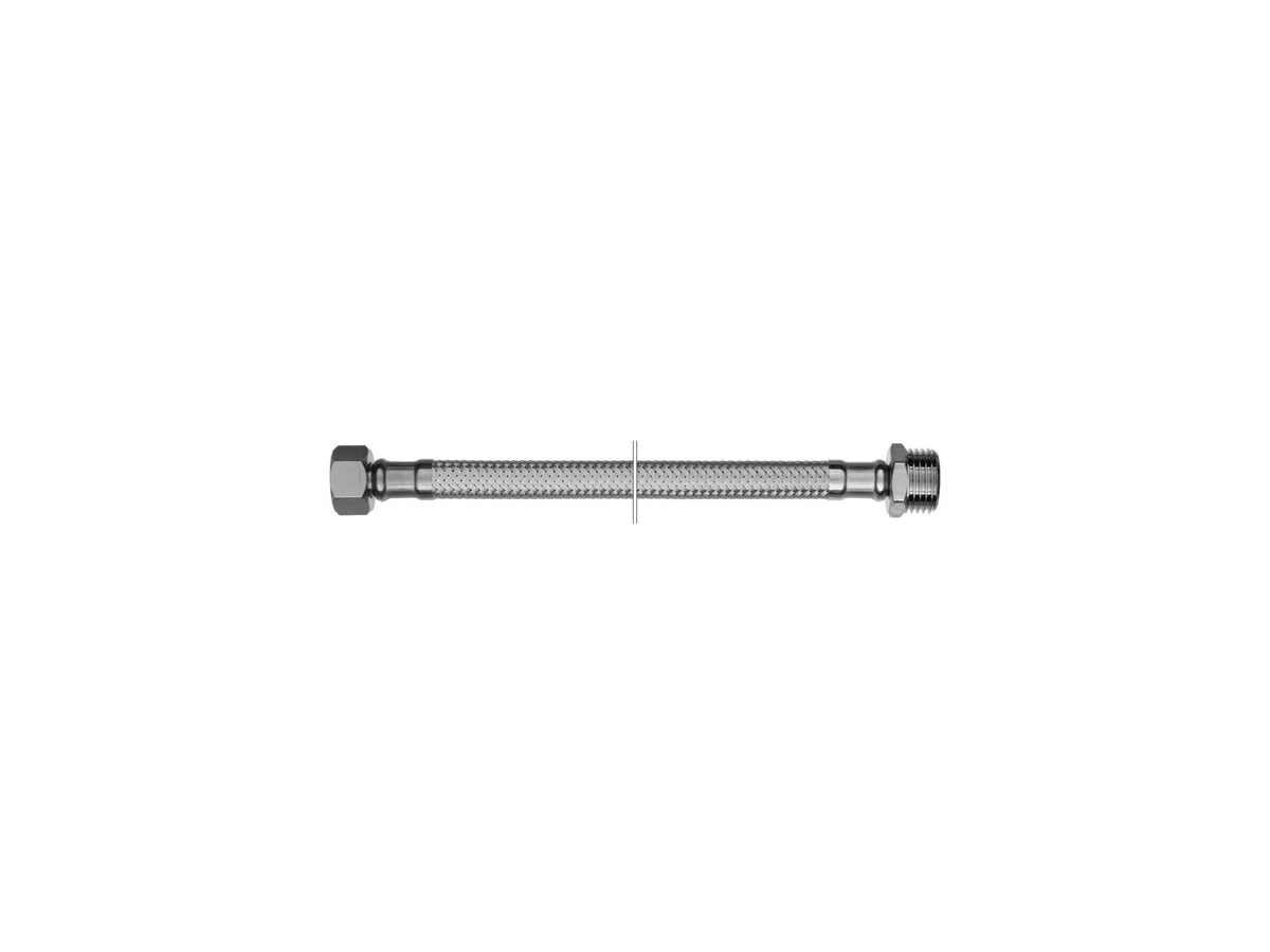 Saninstal Saniflex flexibele leiding 1/2"M x 3/8"F 100cm