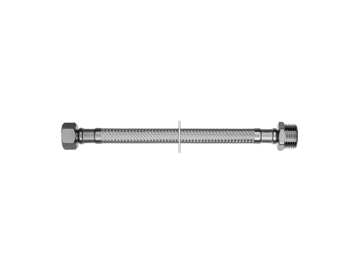 Saninstal Saniflex flexibele leiding 1/2"M x 3/8"F 30cm