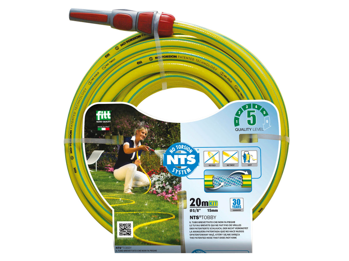 Scala Tobby Europ tuinslang 15mm (5/8'') 20m + accessoires