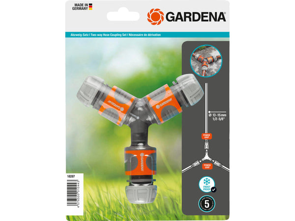 Gardena 2-wegs set 13-15 mm (1/2" - 5/8")