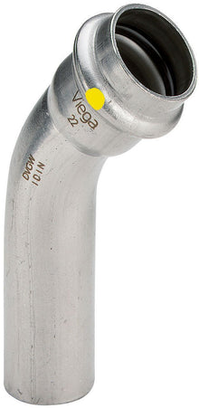 Elleboog 45°MF 35MM sanpress inox gas Viega