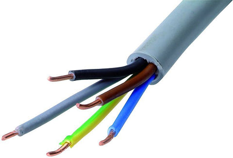 Elektr.kabel XVB 5G1, 5mm² per rol 100m, buizen — SKU DESCO-179888