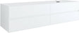 SOUS MEUBLE 4 TIROIRS+ TABLET POUR LAVABO A POSER DROITE TENSO 180CM +TROU ROBINET BLANC