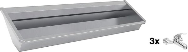 Muurwasgoot sanilav intersan 180CM Rvs 3 1GREEPMENGKRANEN