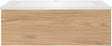 Onderbouw COFFEE 1 lade 90 eik klassiek+wastafel kunstmarmer mat wit