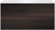 SOUS MEUBLE COFFEE 2 TIROIRS 120 CHENE DECOR MOKKA+LAVABO BLANC MAT