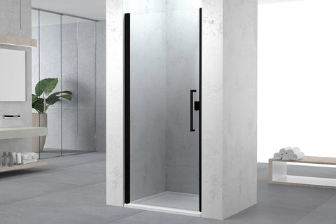 Draaideur nis swing 77-81 h200 mat zwart-helder, verwerkingsartikelen — SKU DESCO-180569