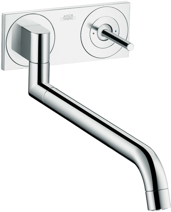 SET DE FINITION MITIGEUR MURAL UNO2 AXOR 221MM CHROME