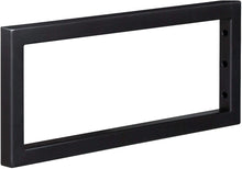 STEUNCONSOLE VOOR TABLET MOLTO MAT ZWART 20 X 48 CM + BEVESTIGINGSMATERIAAL