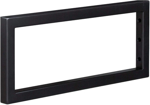 Steunconsole voor tablet Molto mat zwart 20 x 48 cm + bevestigingsmateriaal, badkamermeubelen — SKU DESCO-162407