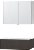 MEUBLE PURO SOLO WENGE 90 1 TIROIR SOLID MOLTO ARMOIRE TOILLETTE